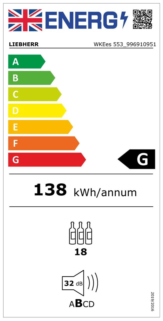WKEes 553 GrandCru Built-in wine storage fridge - Liebherr